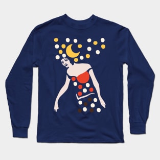 Woman, Star, Moon, and Sun Long Sleeve T-Shirt